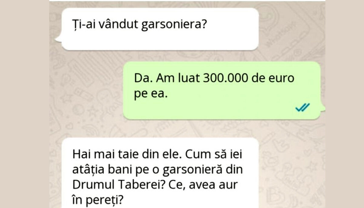 Imagine Stire BANC | „Mi-am vândut garsoniera din Drumul Taberei cu 300.000 de euro” | 2review.ro
