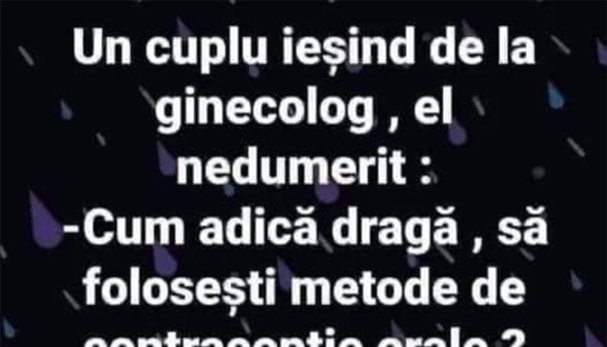 Imagine Stire Bancul de weekend | Metode de contracepție orale | 2review.ro