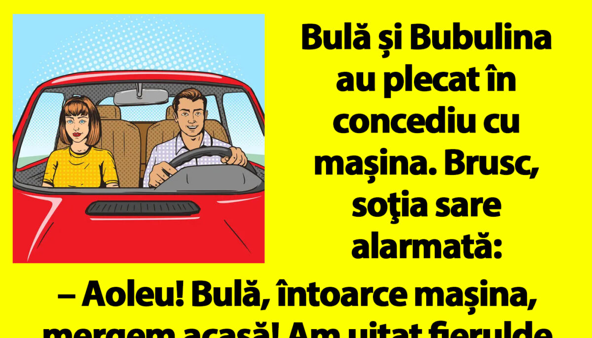 Imagine Stire Bancul dimineții | Bulă și Bubulina au plecat în concediu cu mașina | 2review.ro