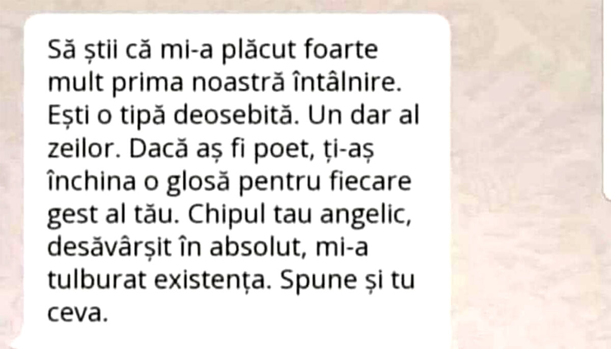 Imagine Stire BANC | Discuție pe WhatsApp după prima întâlnire | 2review.ro