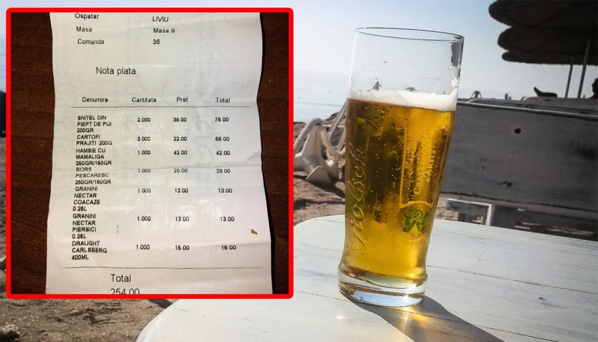 Câți lei a plătit un turist pentru un pahar de bere, într-o terasă din Corbu. „Unii se plâng că în Thassos e prea scump