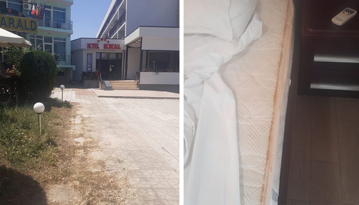 Concediu de coșmar pentru o turistă într-un hotel de 4 stele din Eforie Nord: „Trist și revoltător! Nu merită nici 2 stele!”