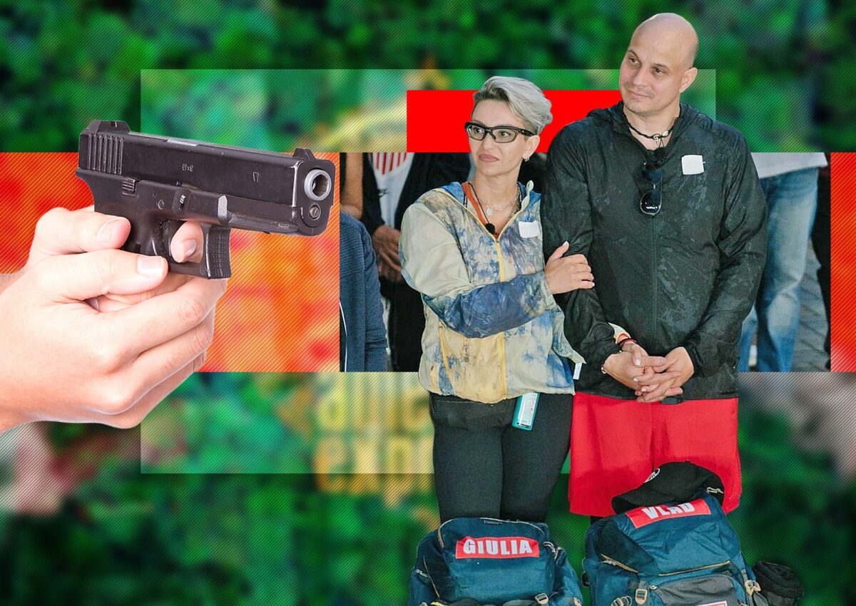 Imagine Stire BREAKING NEWS! Jaf la America Express! Giulia Anghelescu și Vlad Huidu au fost atacați cu arme | 2review.ro