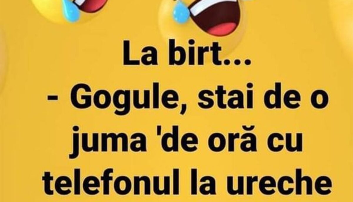 Imagine Stire BANC | „Gogule, stai de juma’ de oră cu telefonul la ureche” | 2review.ro