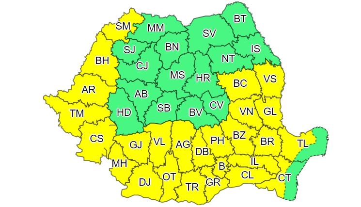 Avertisment ANM de ultimă oră. România, traversată de un val de căldură. Temperatura resimțită ajunge până la 50 de grade Celsius