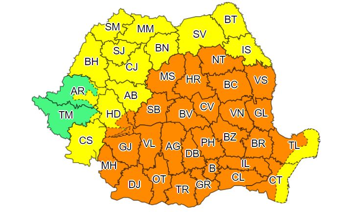 meteo romania