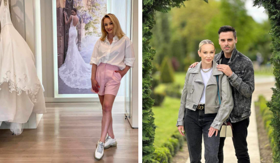Imagine Stire Sandra Izbaşa şi Răzvan Bănică se căsătoresc religios în această vară! Blondina a publicat primele imagini cu rochia de mireasă | 2review.ro