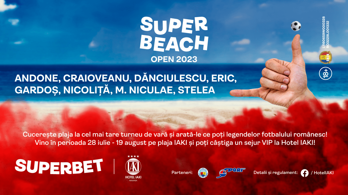 (P) SUPERBEACH OPEN 2023. Cine va câștiga turneul final din 26 august de pe plaja IAKI din Mamaia?