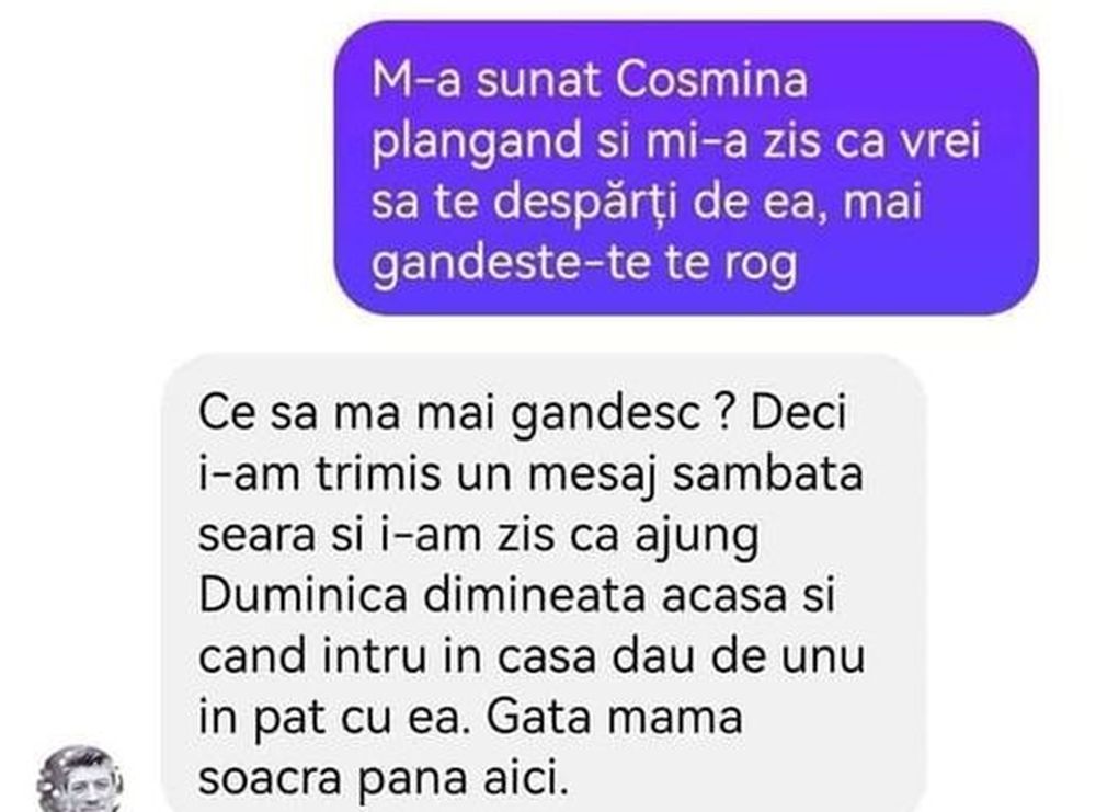 Imagine Stire BANCUL ZILEI | „Gata, mamă soacră, mă despart de fata ta” | 2review.ro