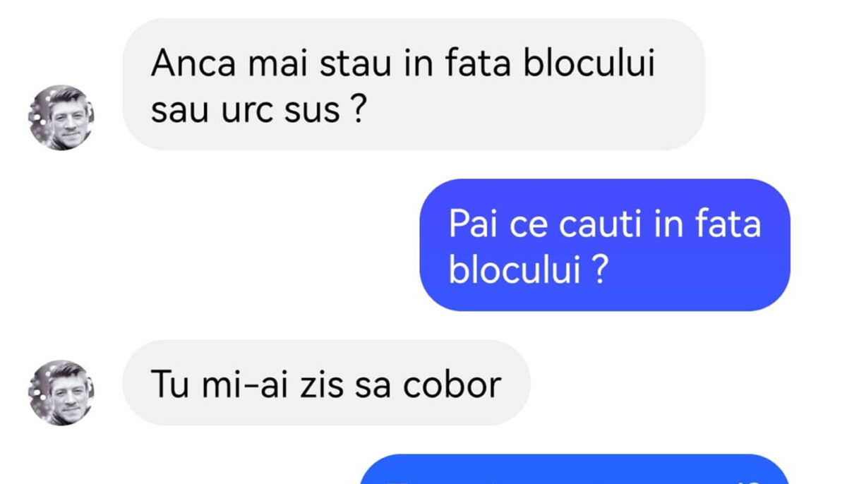 Imagine Stire Bancul de weekend | „Anca, mai stau în fața blocului sau urc sus?” | 2review.ro