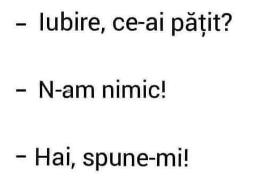 Imagine Stire BANCUL DE SÂMBĂTĂ | Băiatul, îngrijorat: „Iubire, ai pățit ceva?” | 2review.ro