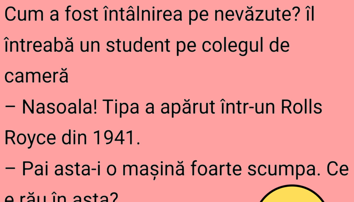 Imagine Stire BANCUL ZILEI | Întâlnire pe nevăzute | 2review.ro