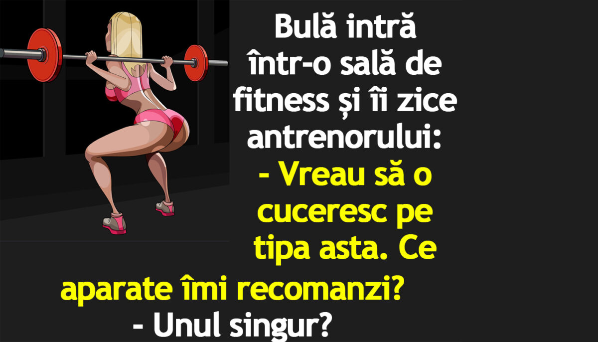 Imagine Stire BANC | Bulă vrea să agațe la sală | 2review.ro