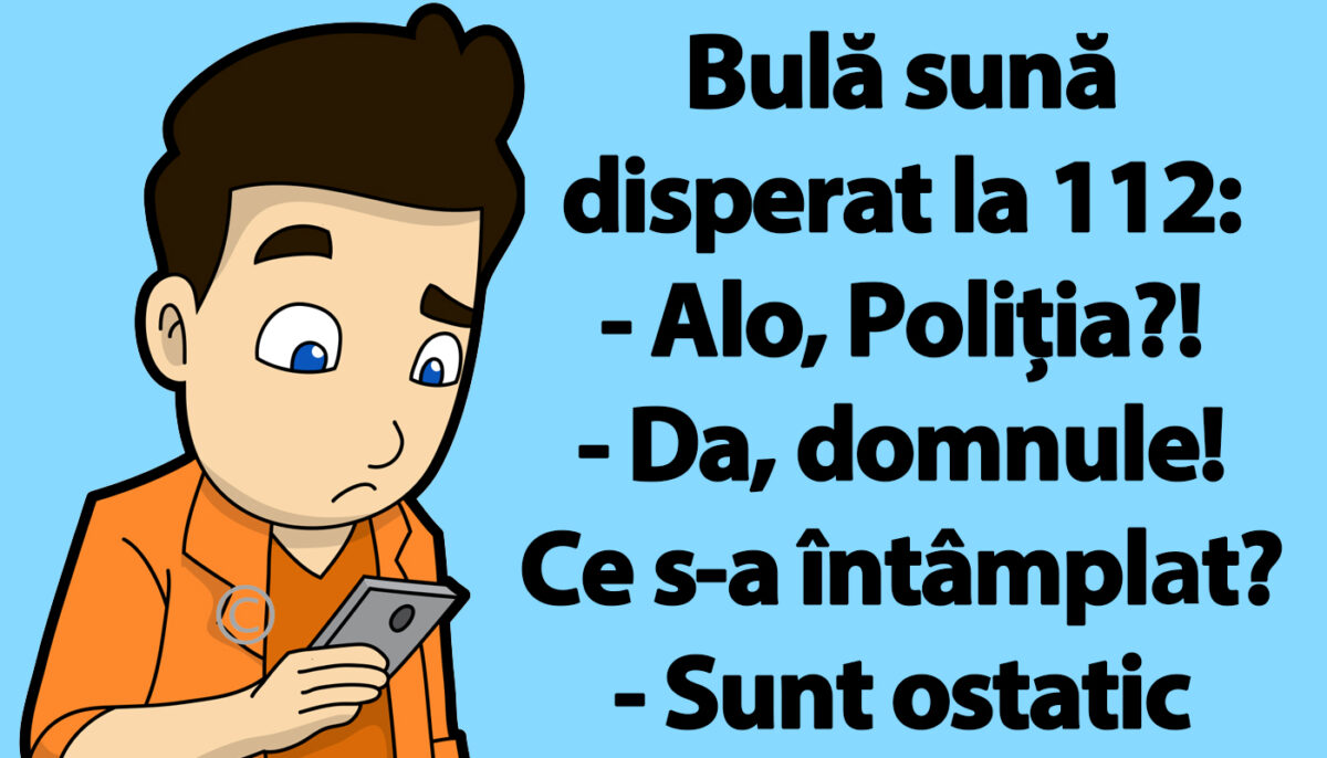 Imagine Stire BANC | Bulă sună la 112: „Alo, Poliția?! Sunt ostatic” | 2review.ro