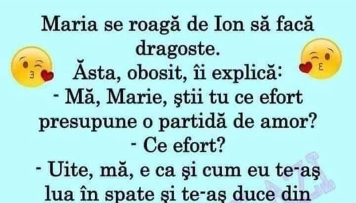 Imagine Stire BANC | Maria se roagă de Ion să facă dragoste | 2review.ro