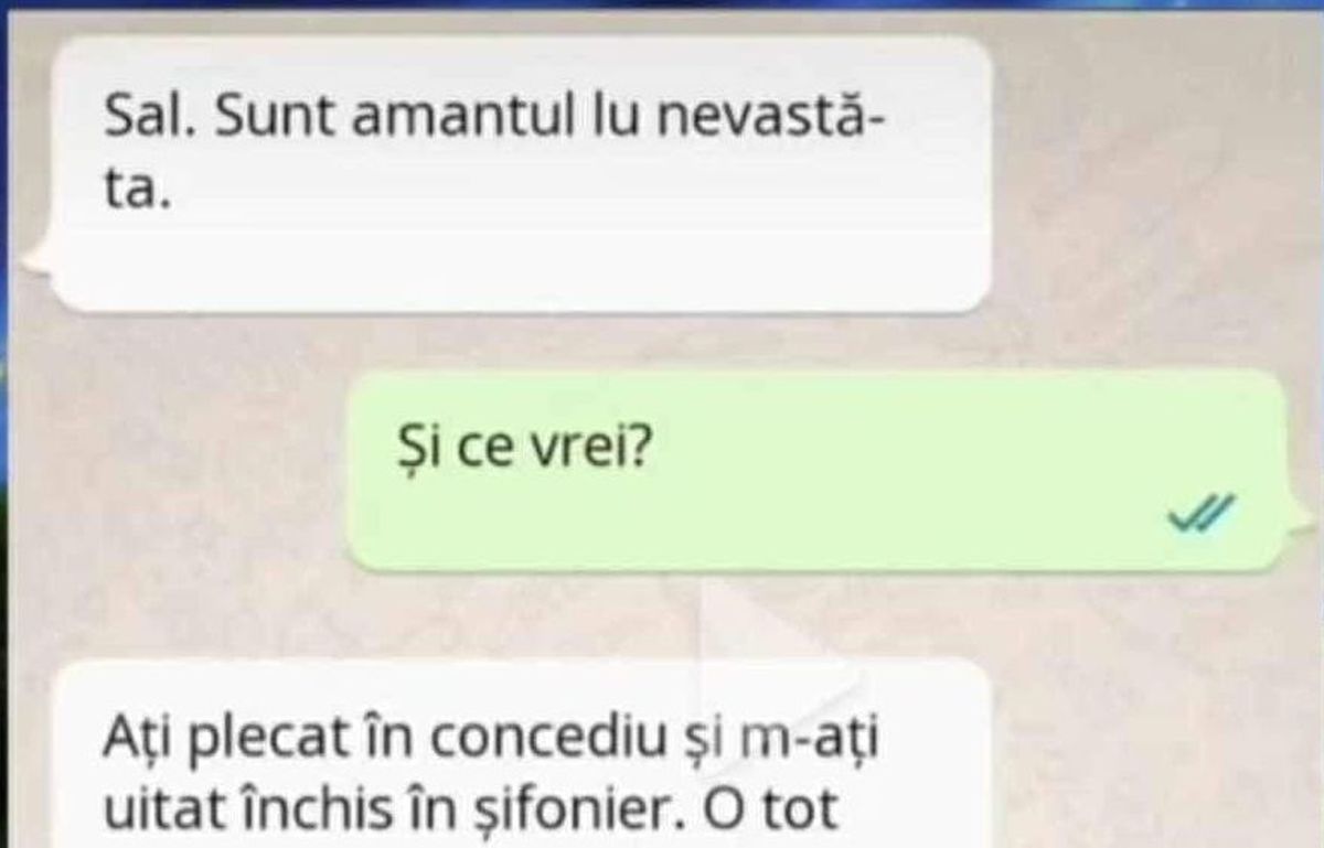 Imagine Stire BANCUL DE LUNI | „Salut, sunt amantul nevestei tale!” | 2review.ro