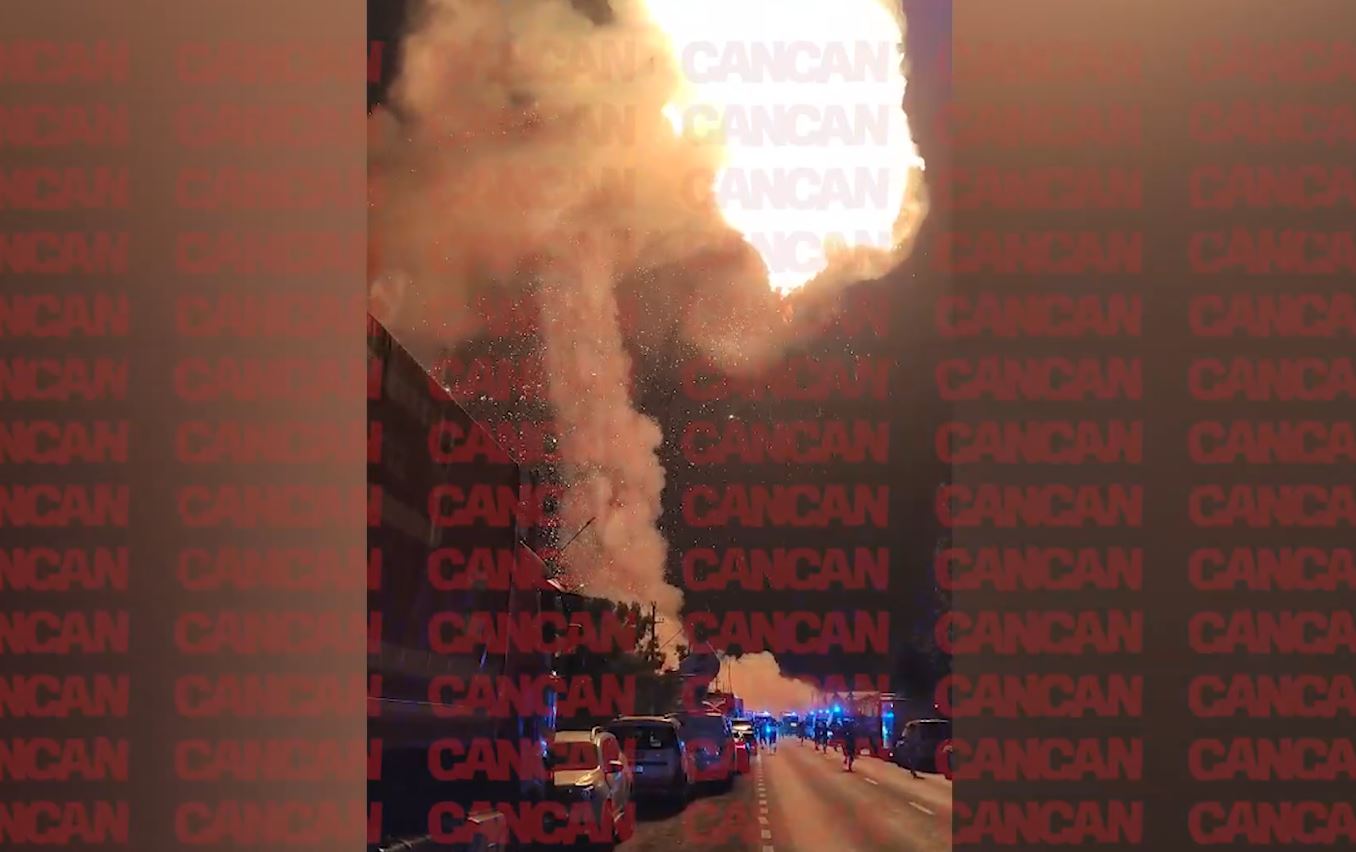 Imaginile terorii din Crevedia! Momentul în care a explodat, pentru a doua oară, stația GPL din localitate | VIDEO