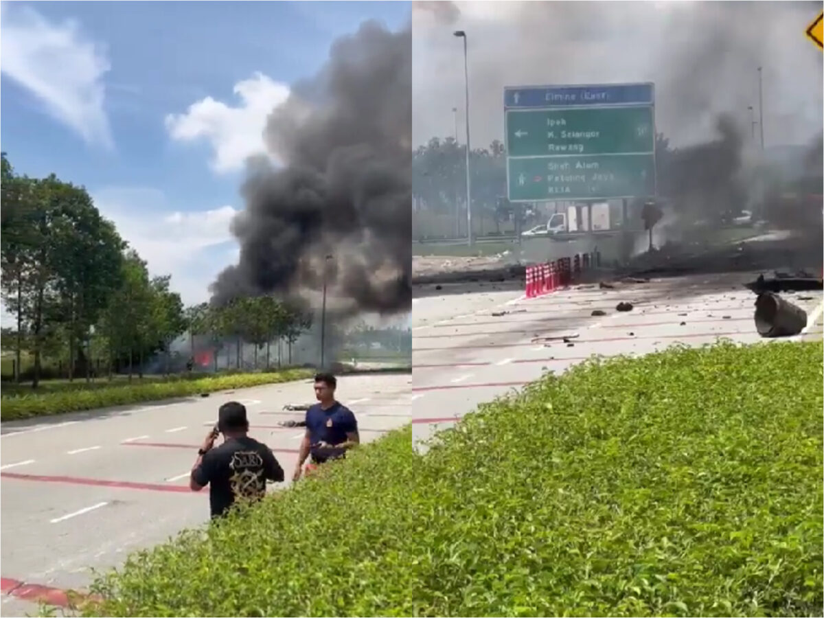 Imagine Stire Zece oameni au murit, după ce un avion s-a prăbușit pe autostradă. Imagini cu impactul care a produs o tragedie națională | 2review.ro