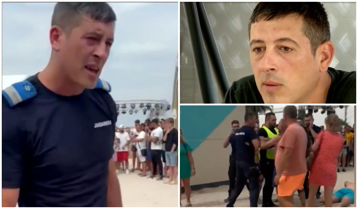 Jandarmul din Costinești rupe tăcerea. Ce spune Ionuț Niță despre incidentul de pe plajă: „Mă înclin în fața lor”