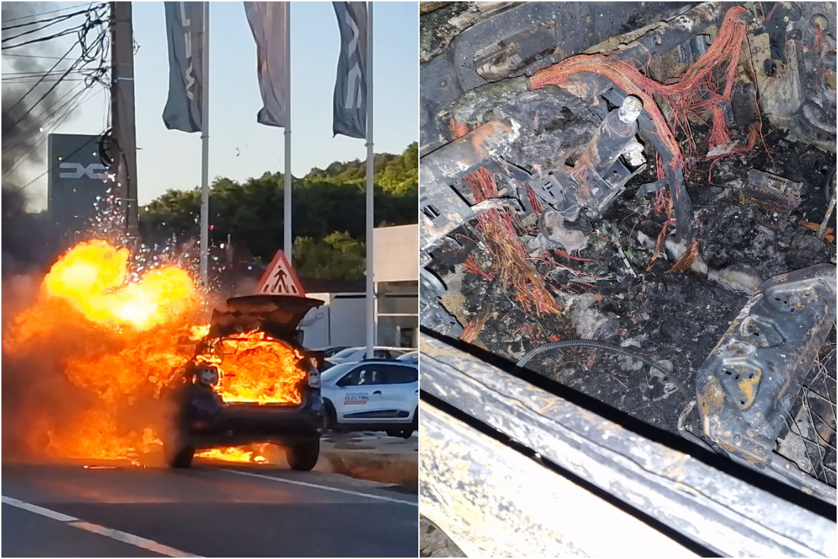 Mașina unui jurnalist român a explodat. S-a întâmplat după ce a deschis capota. „M-ați ratat”