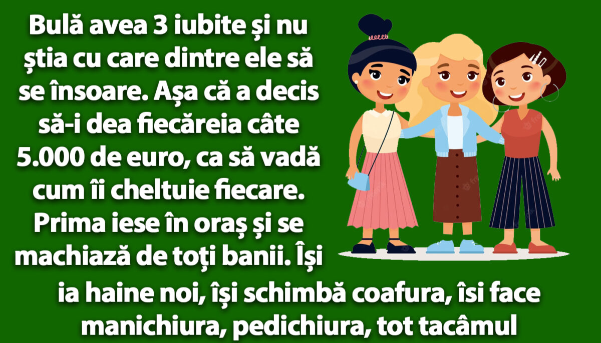 Imagine Stire BANCUL ZILEI | Bulă avea 3 iubite și nu știa cu care dintre ele să se însoare | 2review.ro