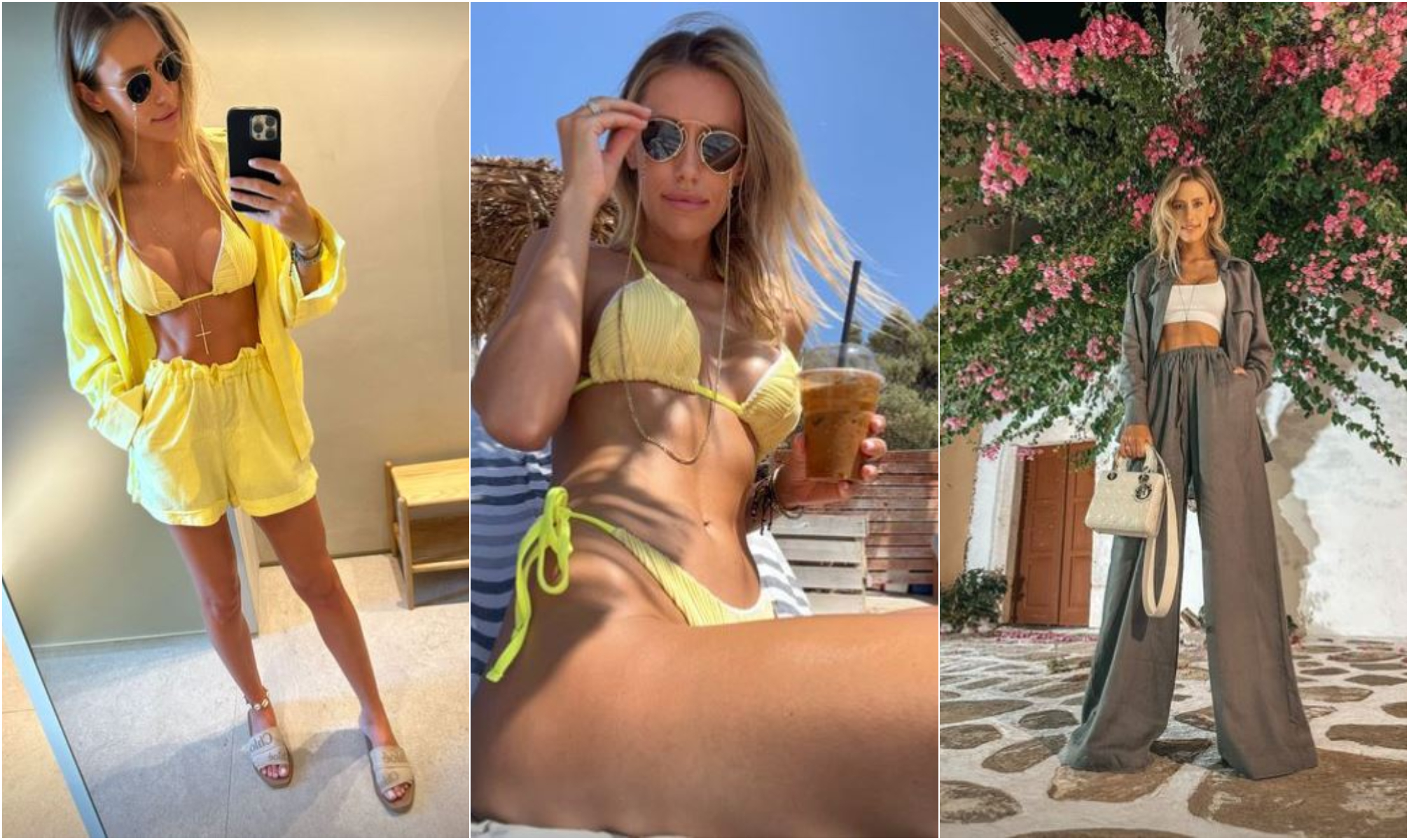 Gabriela Prisăcariu și soțul ei se află în Grecia, în luna de miere / sursă: Instagram