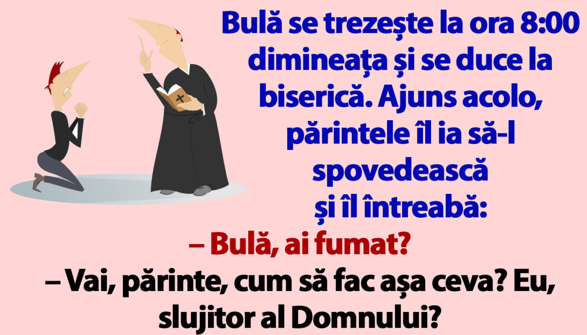 Imagine Stire BANC | Bulă se trezește la ora 8:00 dimineața și se duce la biserică | 2review.ro