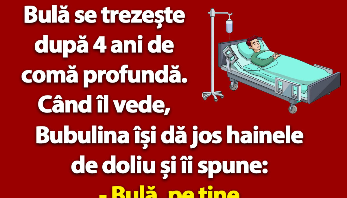 Imagine Stire BANC | Bulă se trezește după 4 ani de comă profundă | 2review.ro