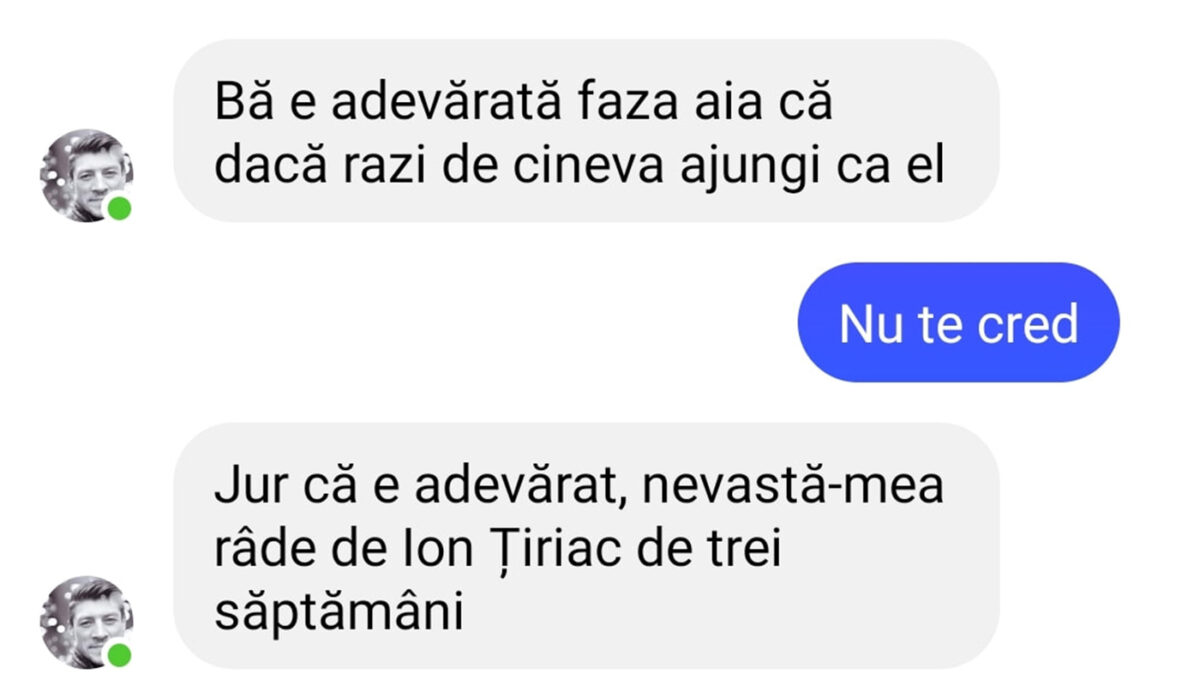 Imagine Stire Bancul de weekend | „Dacă râzi de cineva, ajungi ca el” | 2review.ro