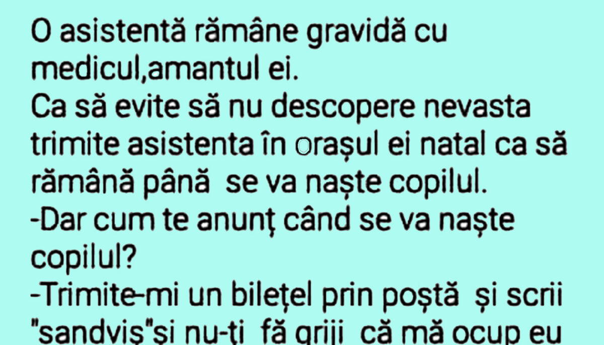 Imagine Stire BANCUL ZILEI | O asistentă rămâne gravidă cu medicul, amantul ei | 2review.ro