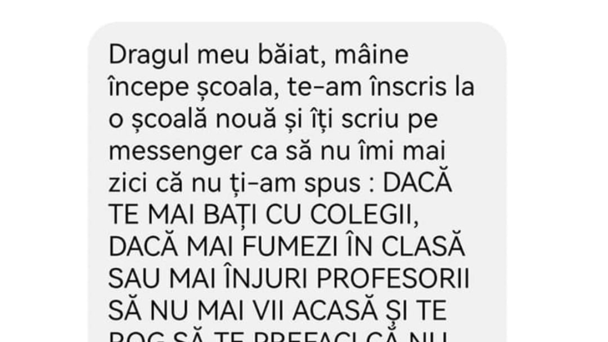 Imagine Stire BANC | „Dragul meu băiat, începe școala” | 2review.ro