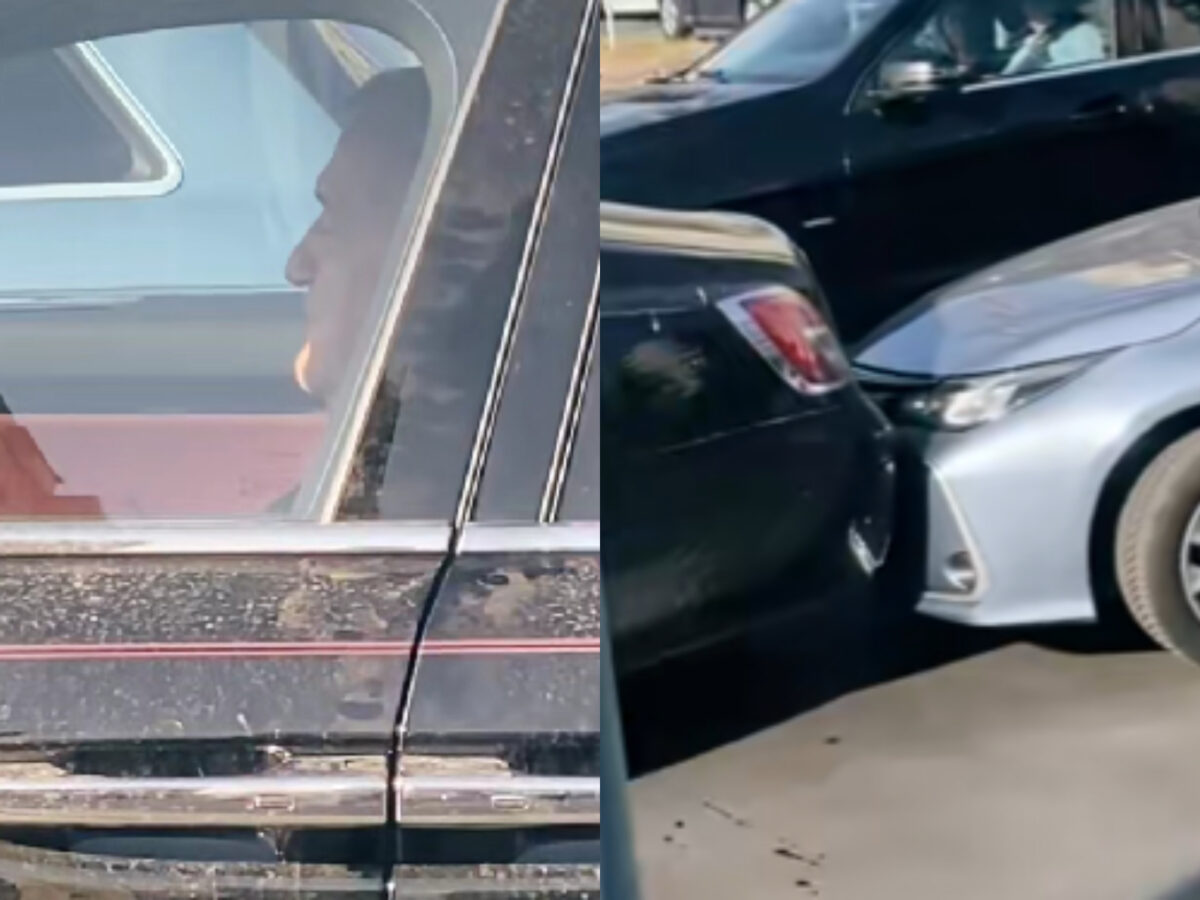 Imagine Stire Gigi Becali, implicat într-un accident rutier! Reacția uluitoare a latifundiarului după ce a fost tamponat în Capitală VIDEO | 2review.ro