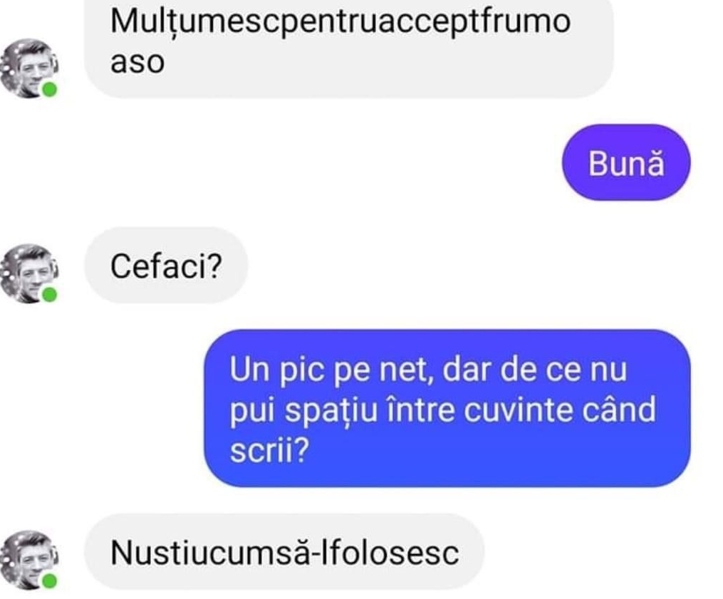 Imagine Stire BANCUL DE LUNI | „De ce nu pui spațiu între cuvinte când scrii?” | 2review.ro