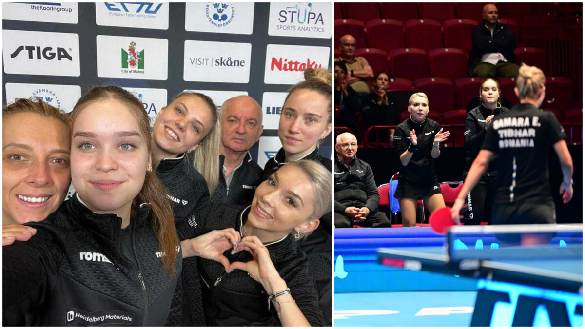 România – Germania în finala Campionatului European de tenis de masă. Fetele noastre au pierdut cu 0-3 și au luat argintul