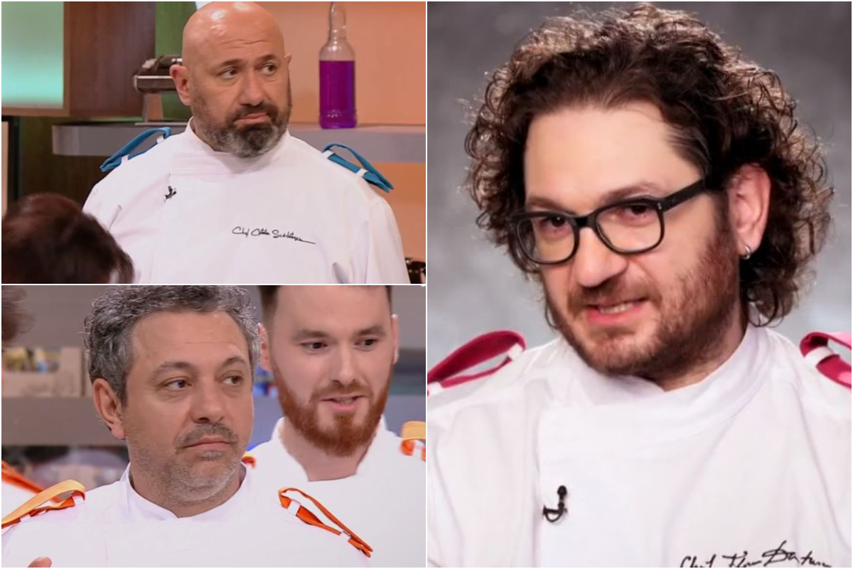 Imagine Stire Tensiuni la primul battle! Chef Dumitrescu i-a „executat” pe Bontea și Scărlătescu, la Chefi la Cuțite. Dinamica show-ului de la Antena 1 s-a schimbat instant | 2review.ro