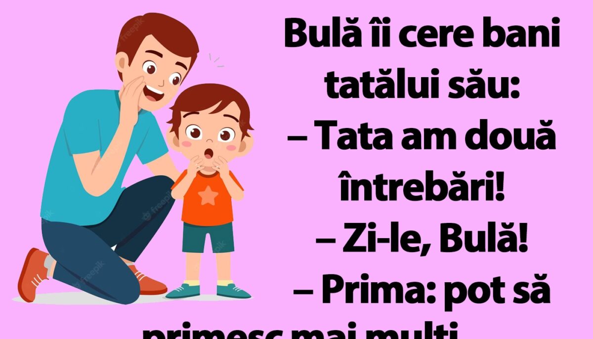 Imagine Stire BANC | Bulă îi cere bani tatălui său | 2review.ro