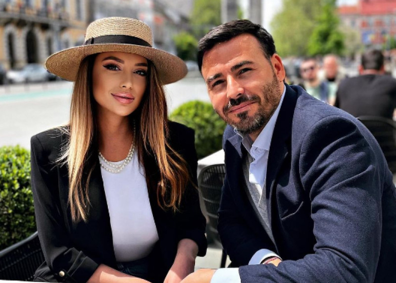 Adrian Cristea și Andreea Roșca, în perioada când formau un cuplu