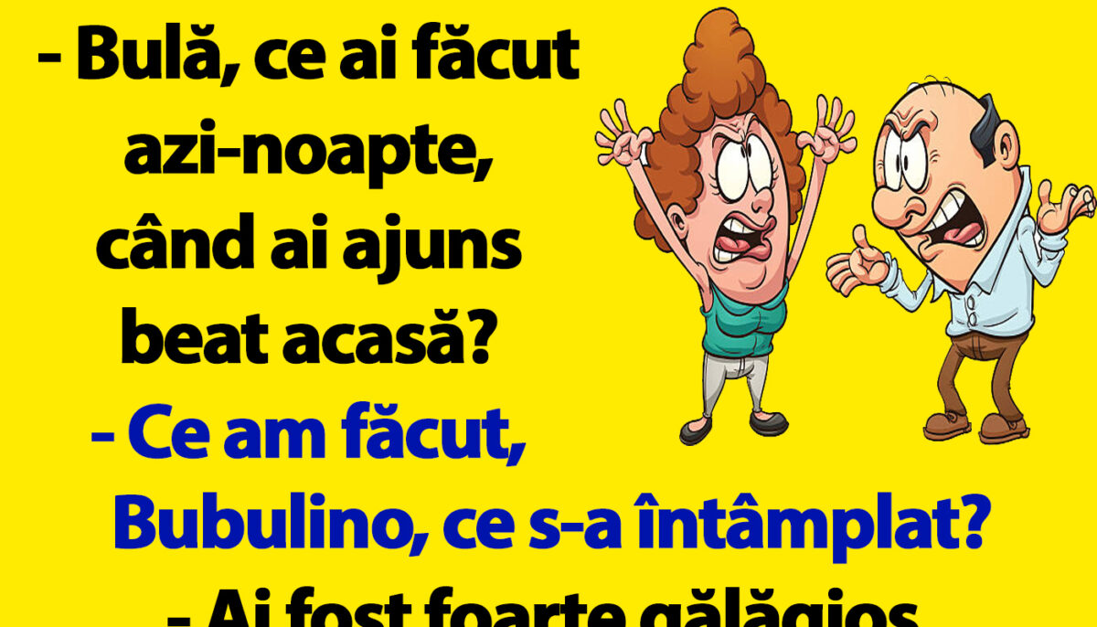 Imagine Stire BANC | „Bulă, ce ai făcut azi-noapte, când ai ajuns beat acasă?” | 2review.ro