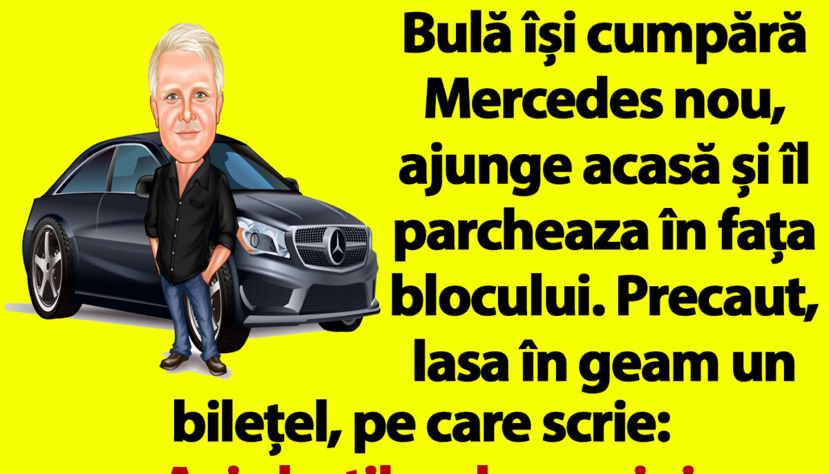 Imagine Stire BANC | Bulă își cumpără Mercedes nou | 2review.ro