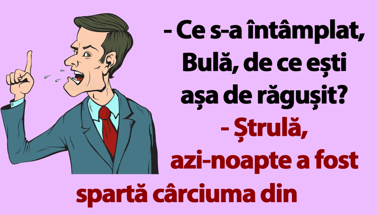 Imagine Stire BANC | „Bulă, de ce ești atât de răgușit?” | 2review.ro