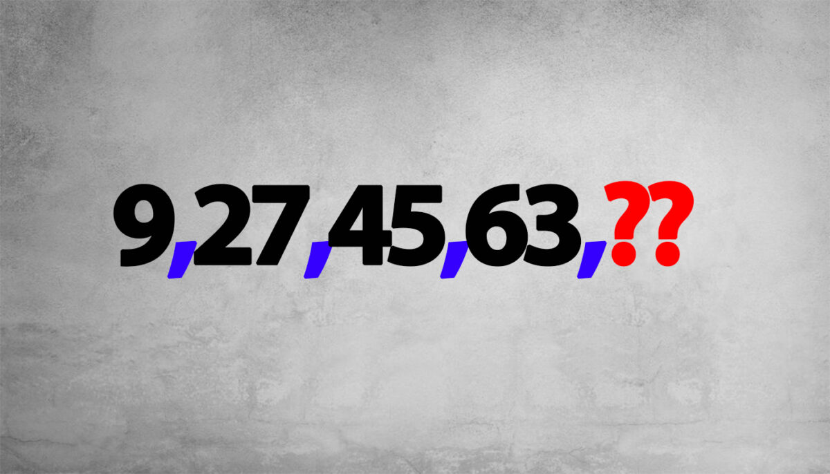 Imagine Stire Test IQ exclusiv pentru genii | Ce număr urmează în seria: 9,27,45,63? | 2review.ro