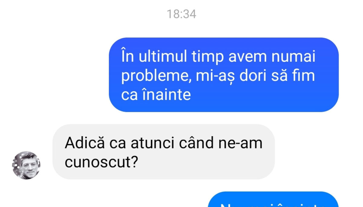 Imagine Stire Bancul de weekend | „Mi-aș dori să fim ca înainte” | 2review.ro