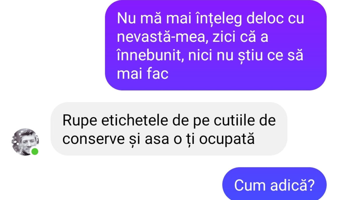 Imagine Stire Bancul sfârșitului de săptămână | „Nu mă mai înțeleg deloc cu nevastă-mea” | 2review.ro