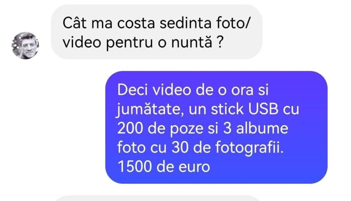 BANC | Cât costă o ședință foto/video pentru nuntă, de fapt