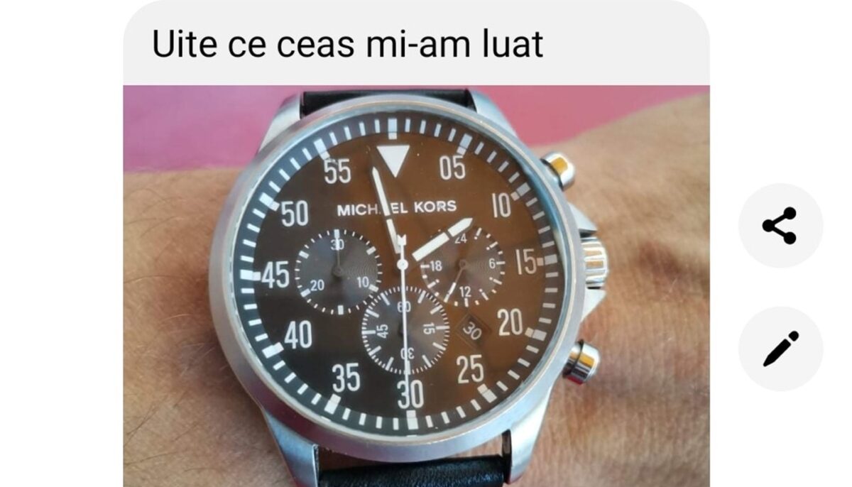 Imagine Stire Bancul începutului de săptămână | „Uite ce ceas mi-am luat?” | 2review.ro