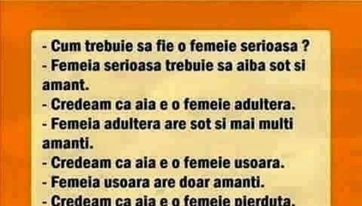Imagine Stire BANCUL ZILEI | Cum trebuie să fie o femeie serioasă, de fapt | 2review.ro