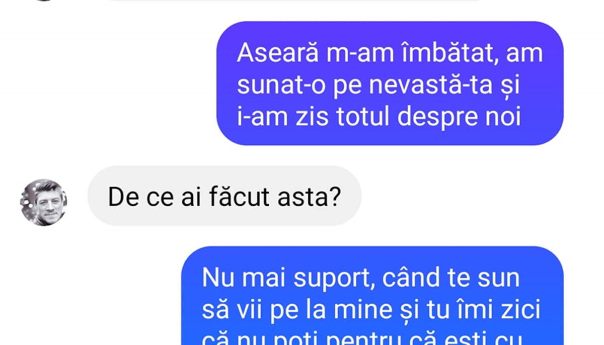 Imagine Stire BANCUL ZILEI | „Aseară m-am îmbătat, am sunat-o pe nevastă-ta și i-am zis totul despre noi” | 2review.ro