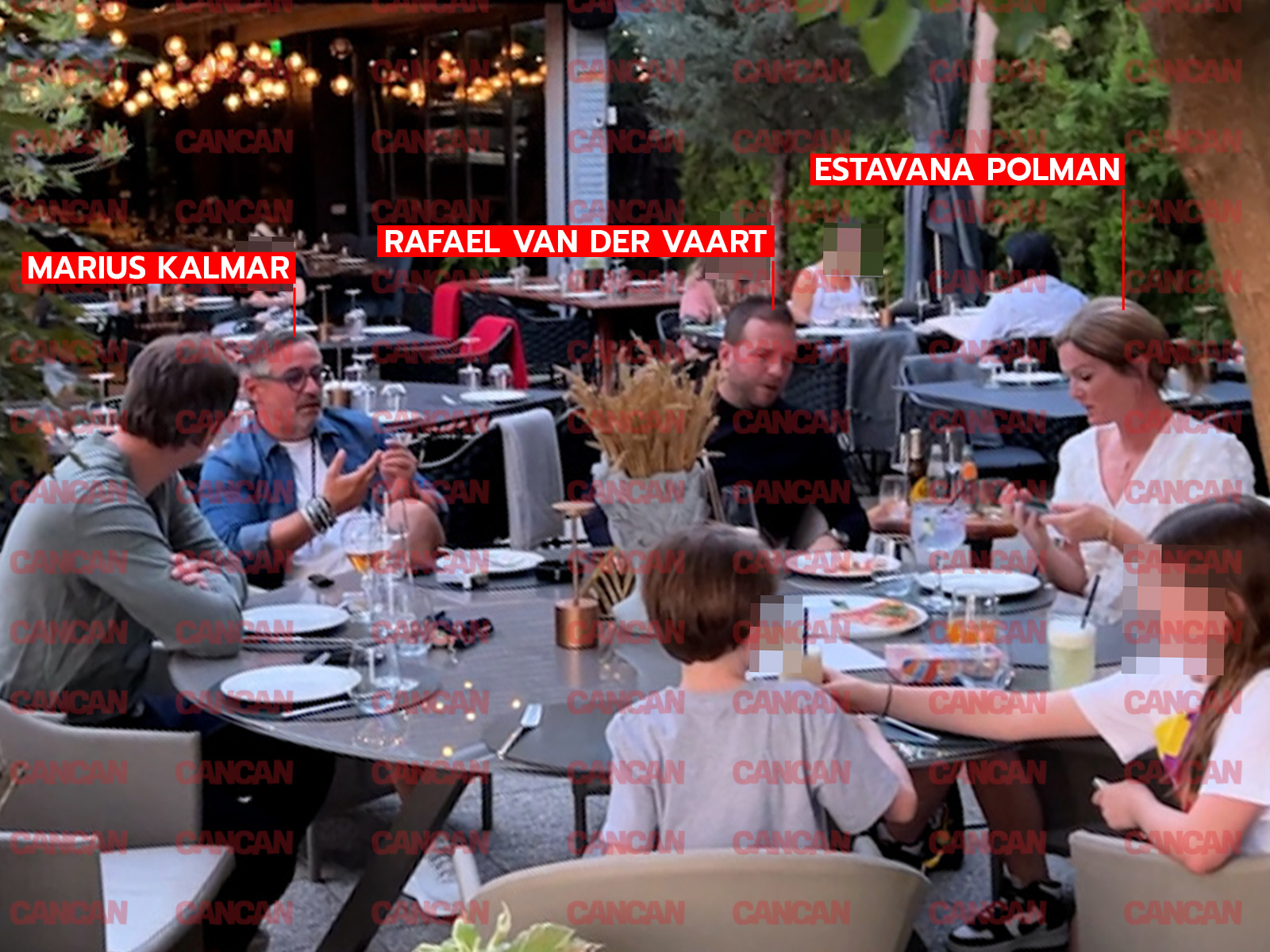 La invitația lui Marius Kalmar, Rafael van der Vaart și Estavana Polman au luat cina la IL LOCALE