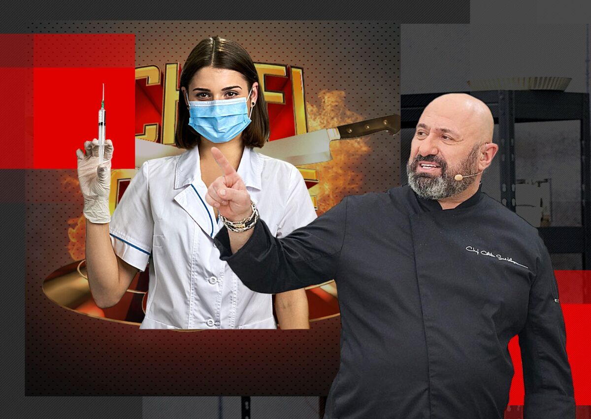 Imagine Stire Chef Cătălin Scărlătescu, băut la filmările pentru „Chefi la Cuțite”? O asistentă medicală, chemată de urgență pe platoul de filmare | 2review.ro