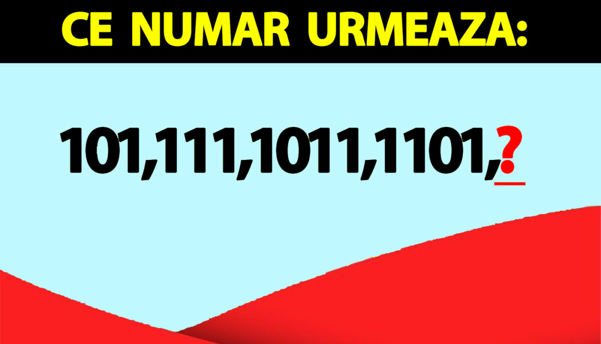 Imagine Stire Test de inteligență doar pentru genii | Ce număr urmează în seria: 101,111,1011,1101? | 2review.ro
